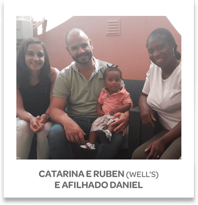 Catarina, Ruben e Daniel.