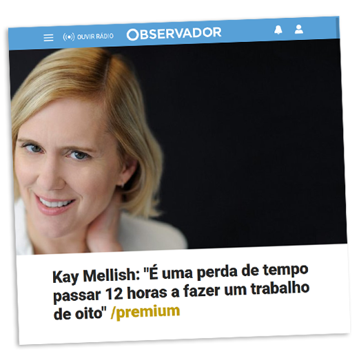 Kay Mellish: É uma perda de tempo passar 12 horas a fazer um trabalho de oito